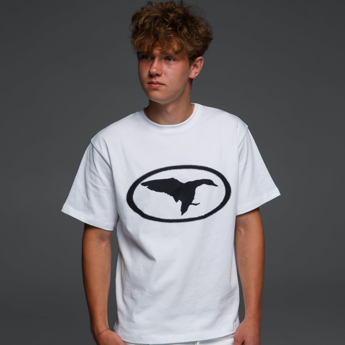 DUCK CLUB T-SIRT — WHITE