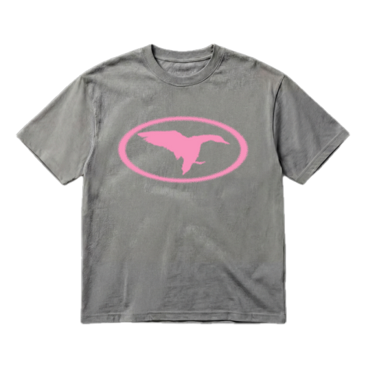 DUCK CLUB T-SHIRT — GRAY