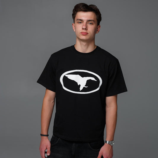 DUCK CLUB T-SHIRT - BLACK