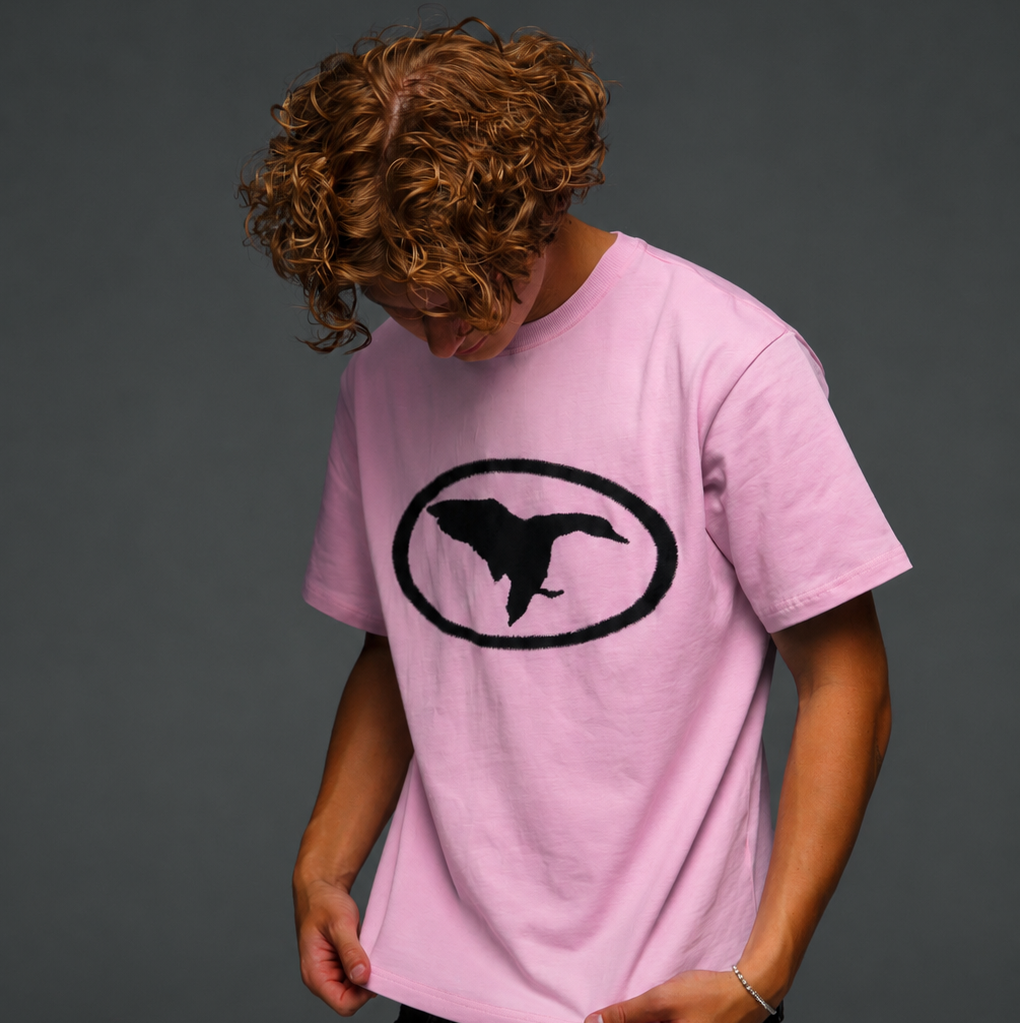 DUCK CLUB T-SHIRT — PINK
